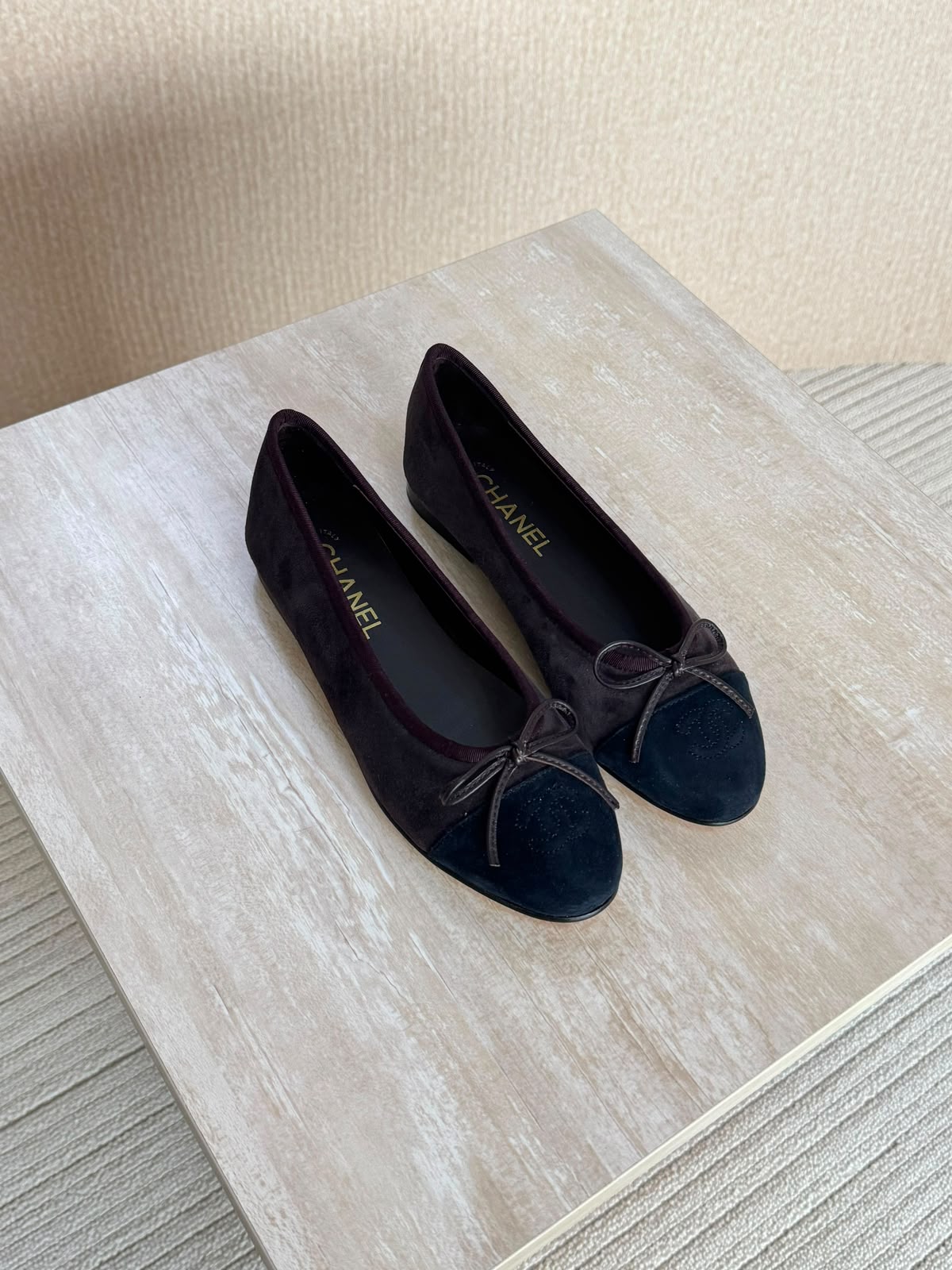 Chanel Suede Ballet Flats - 3
