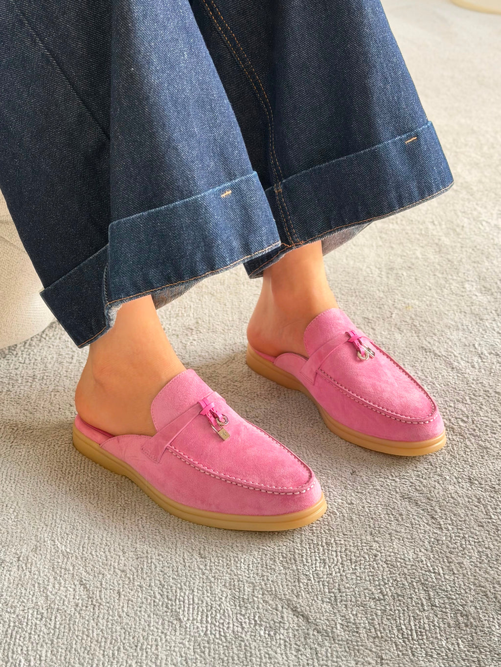 Loro Piana Summer Charms Walk Loafer - 8