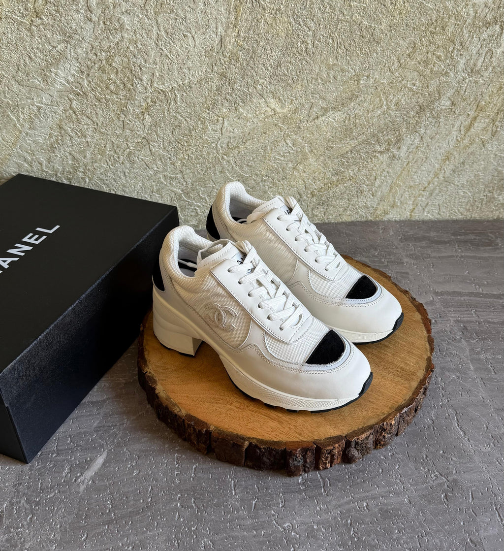 Chanel Heeled Sneakers