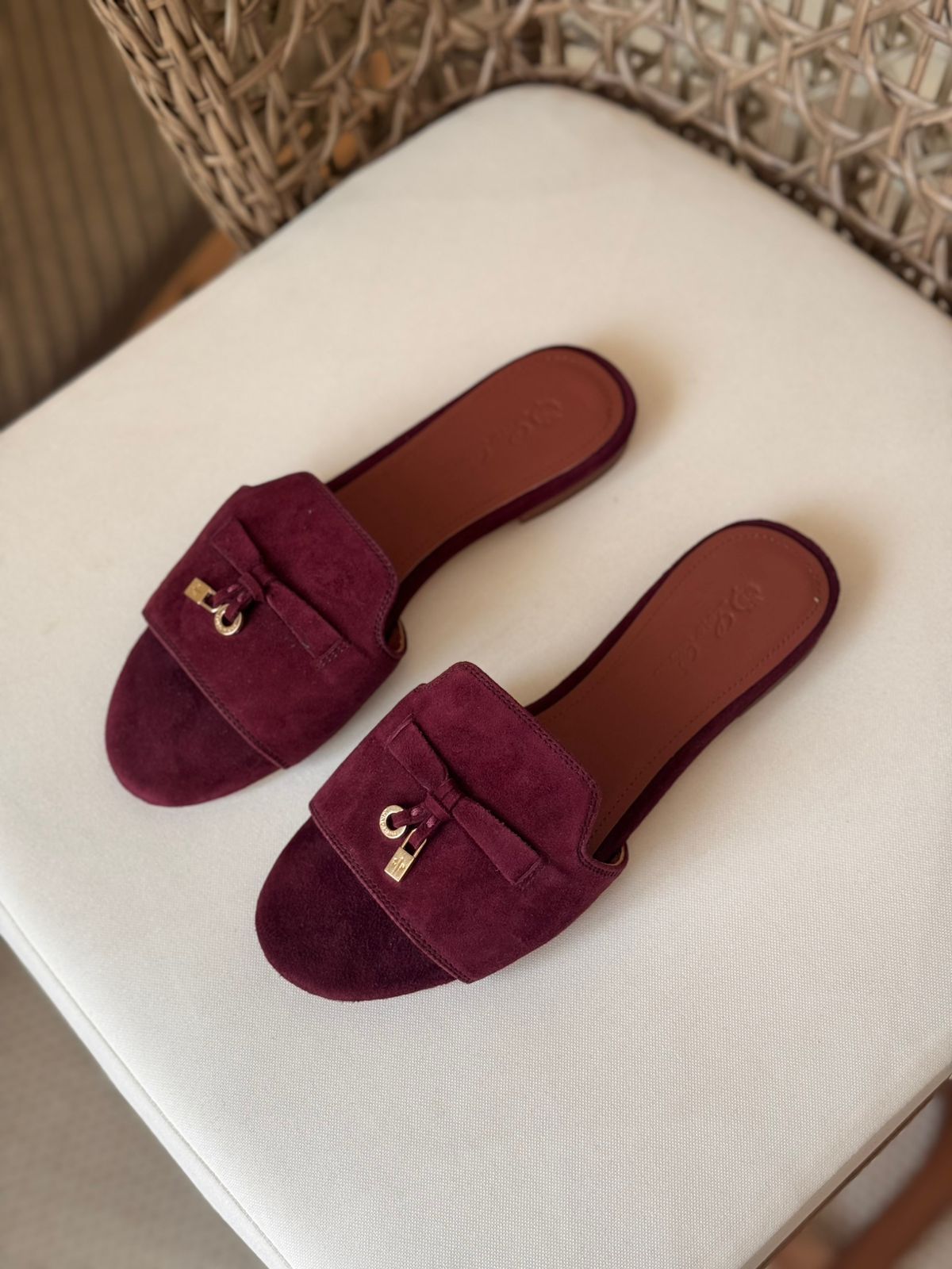 Loro Piana Summer Charms Flat Slides - 7