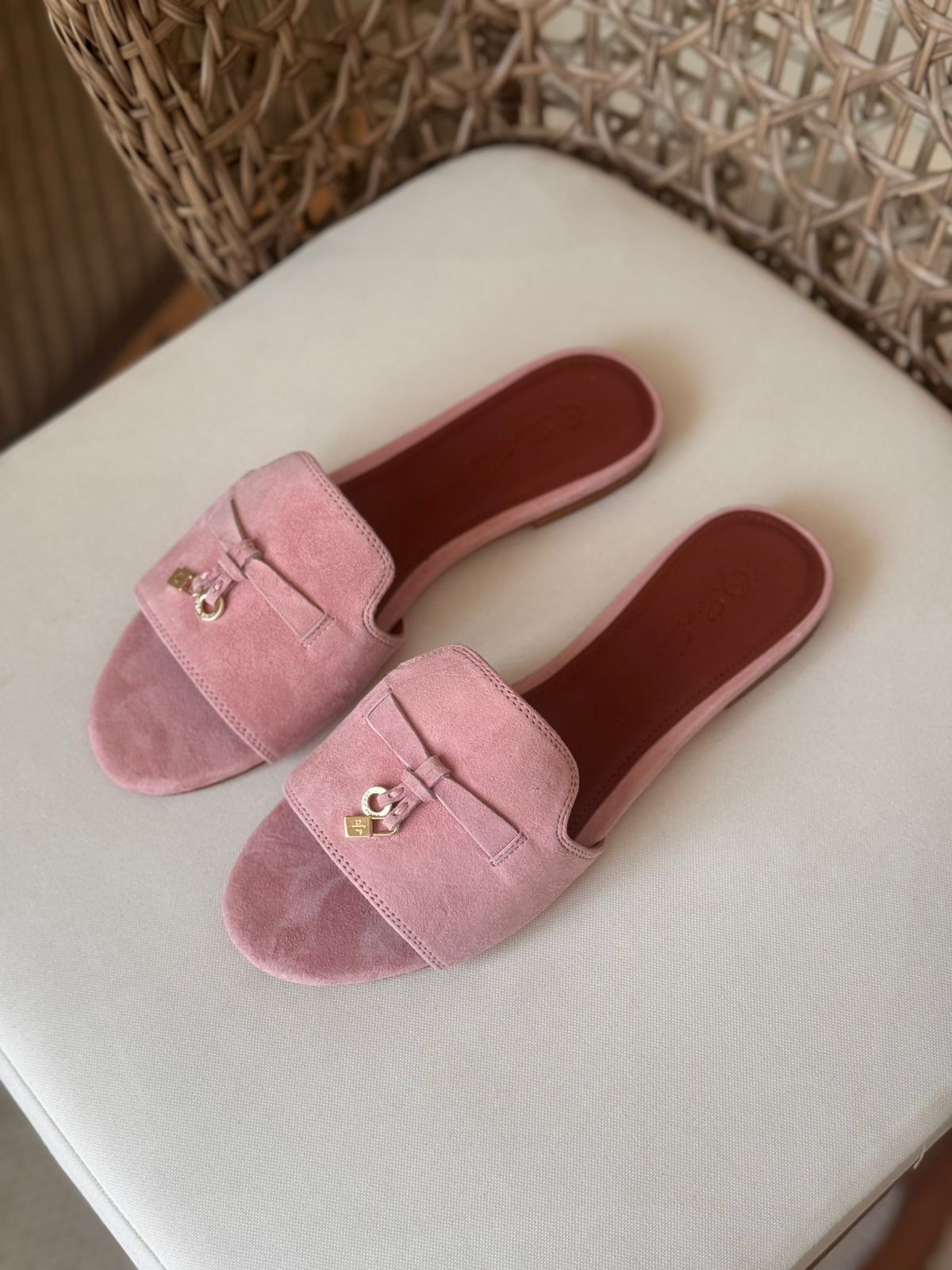 Loro Piana Summer Charms Flat Slides - 3