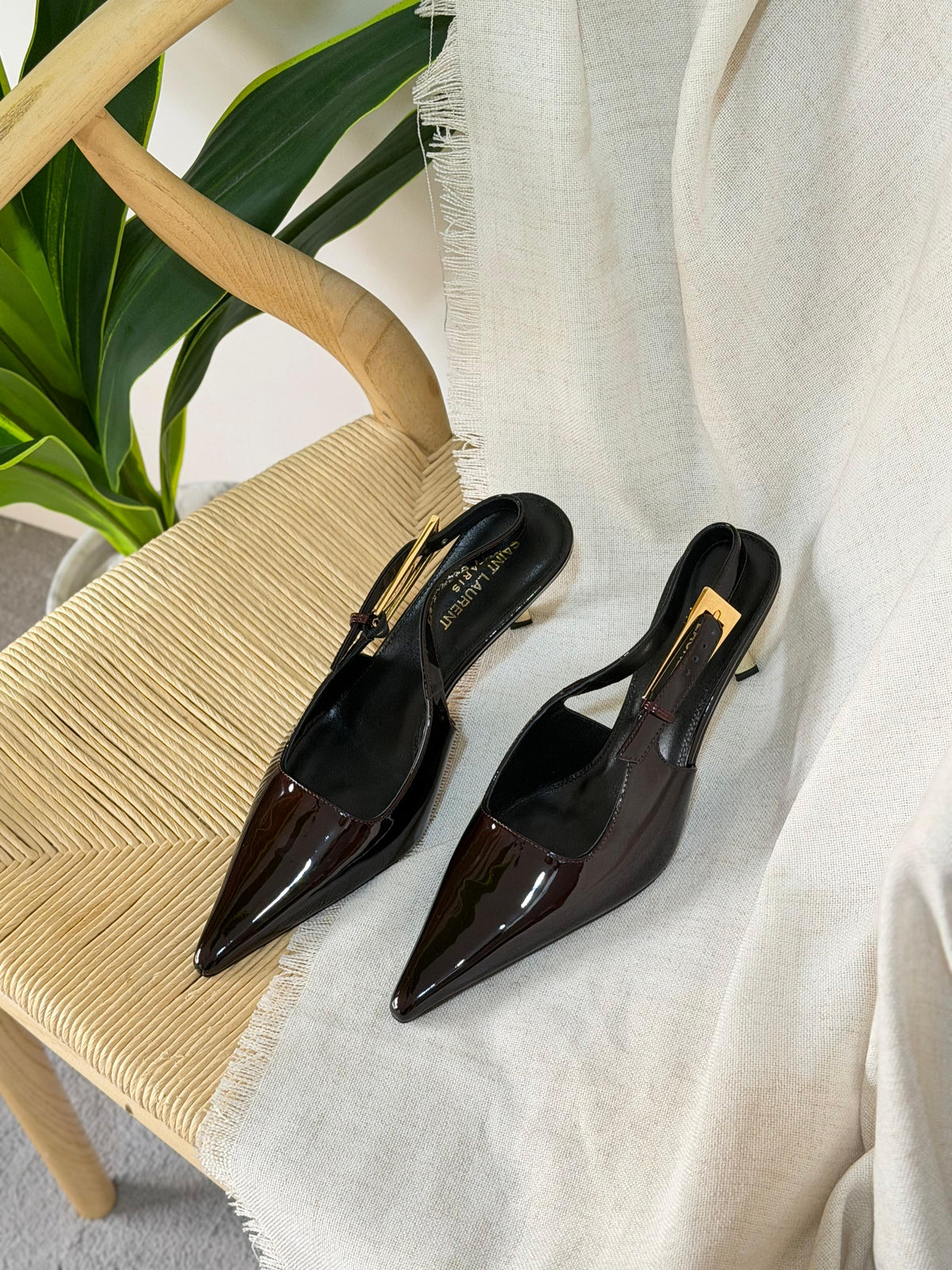 Saint Laurent Lee Slingback Pumps - 3