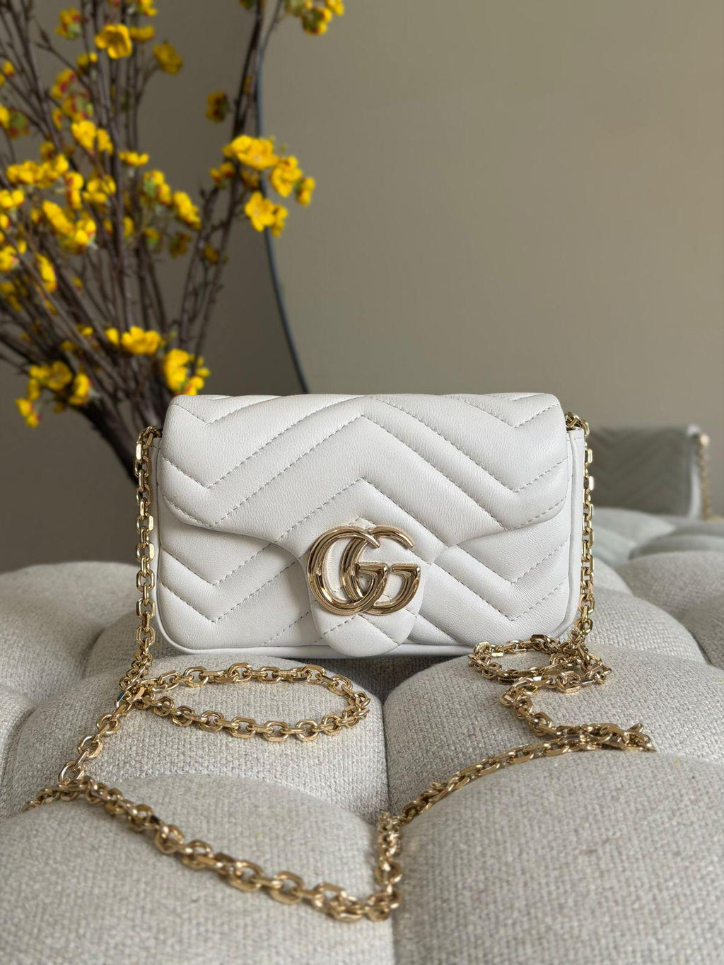 Gucci Super Mini GG Marmont Bag - 5
