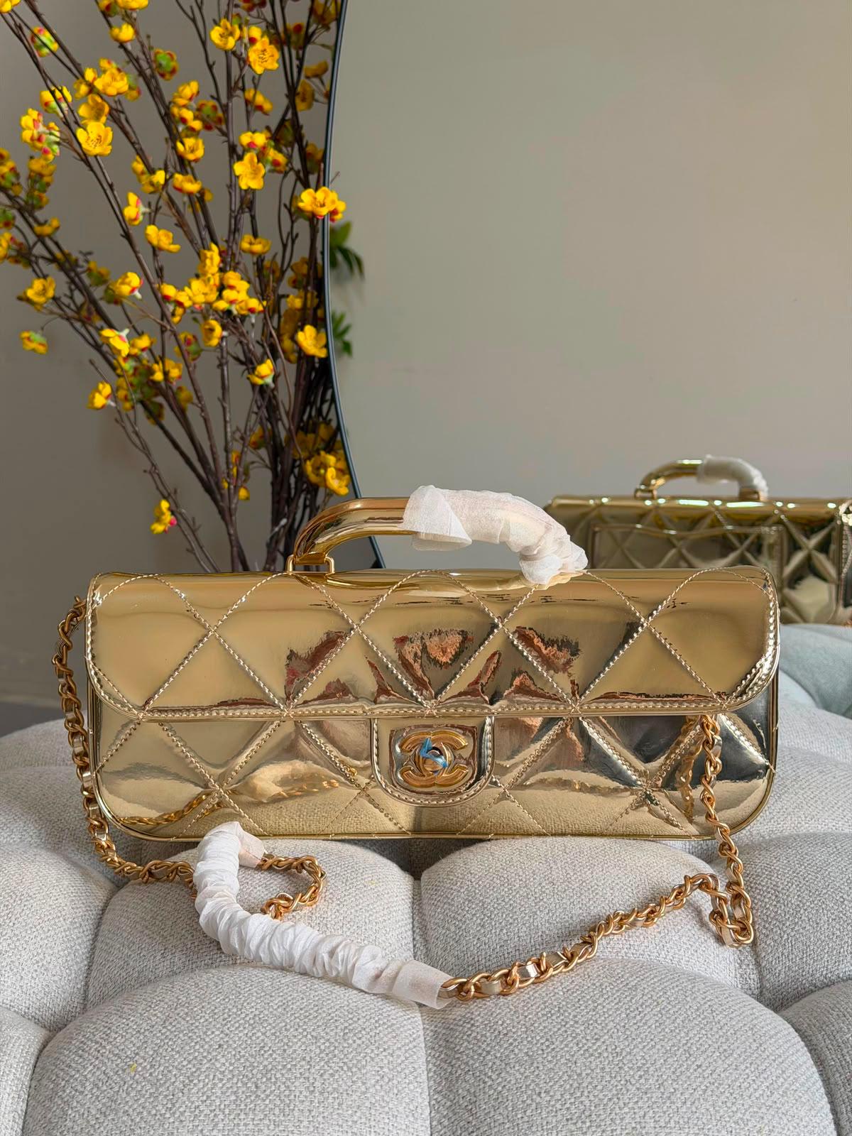 Chanel Classic Long Flap Bag with Top Handle - 3