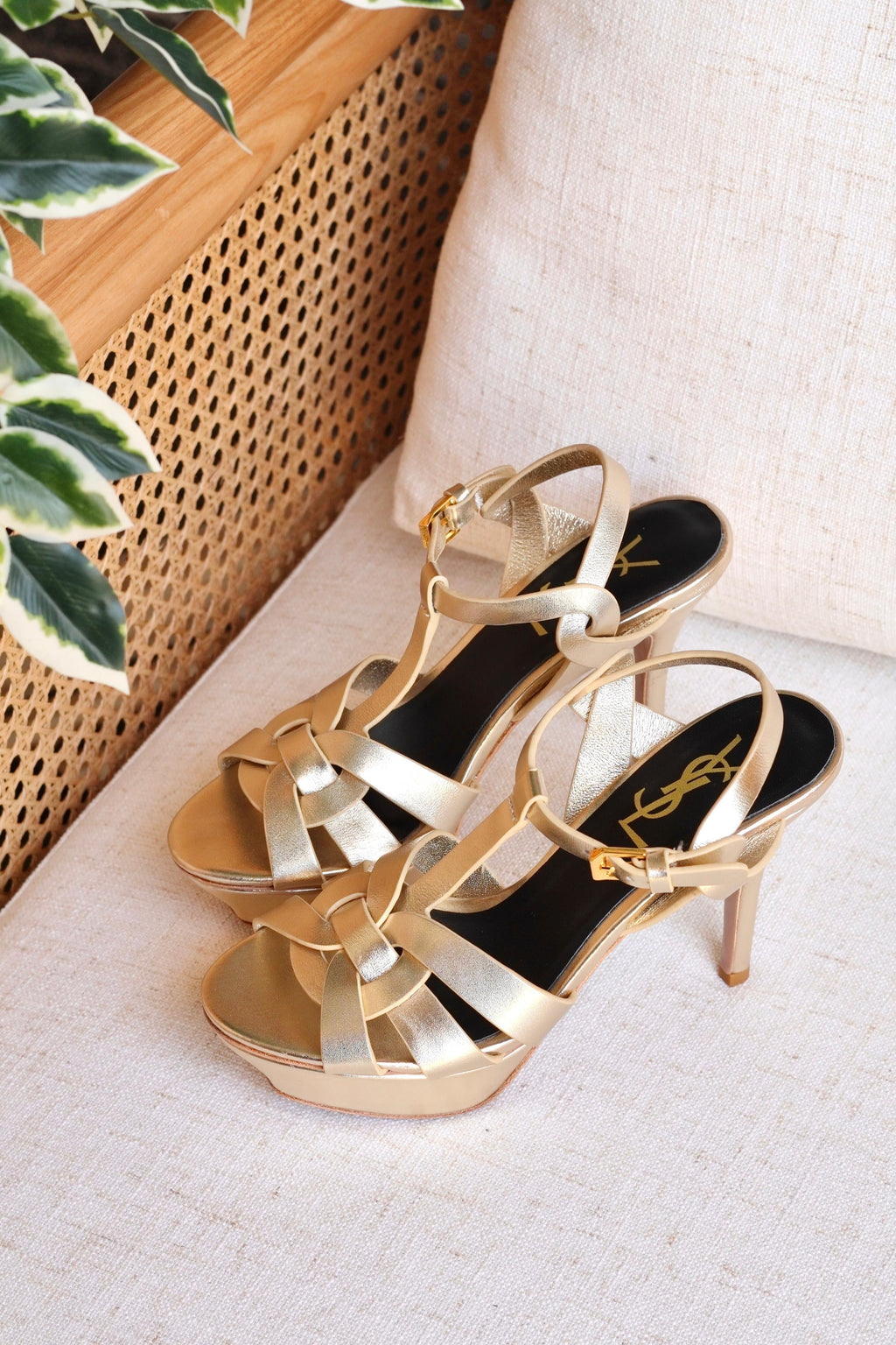 Saint Laurent Tribute platform sandals - 5