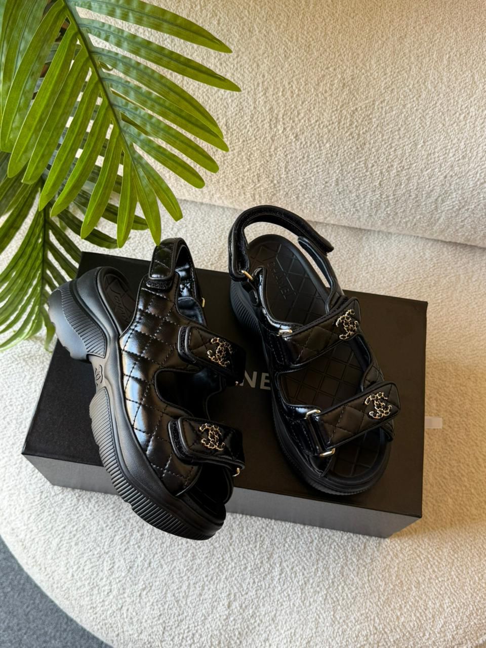 Chanel Sandals - Shiny calfskin - 3