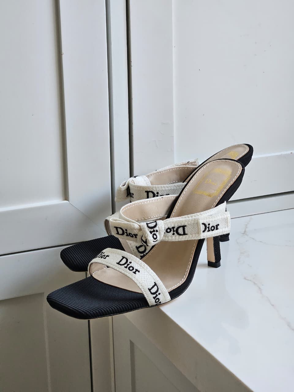 Dior Heeled Sandal with J'Adior Straps - 2